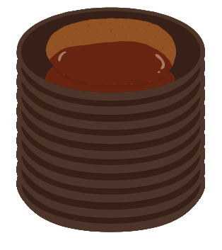 ハンバーグのイラスト